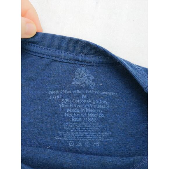 Retro Looney Tunes Basketball T Shirt SZ M Blue Taz Daffy Bugs Bunny Wile E - Picture 10 of 10